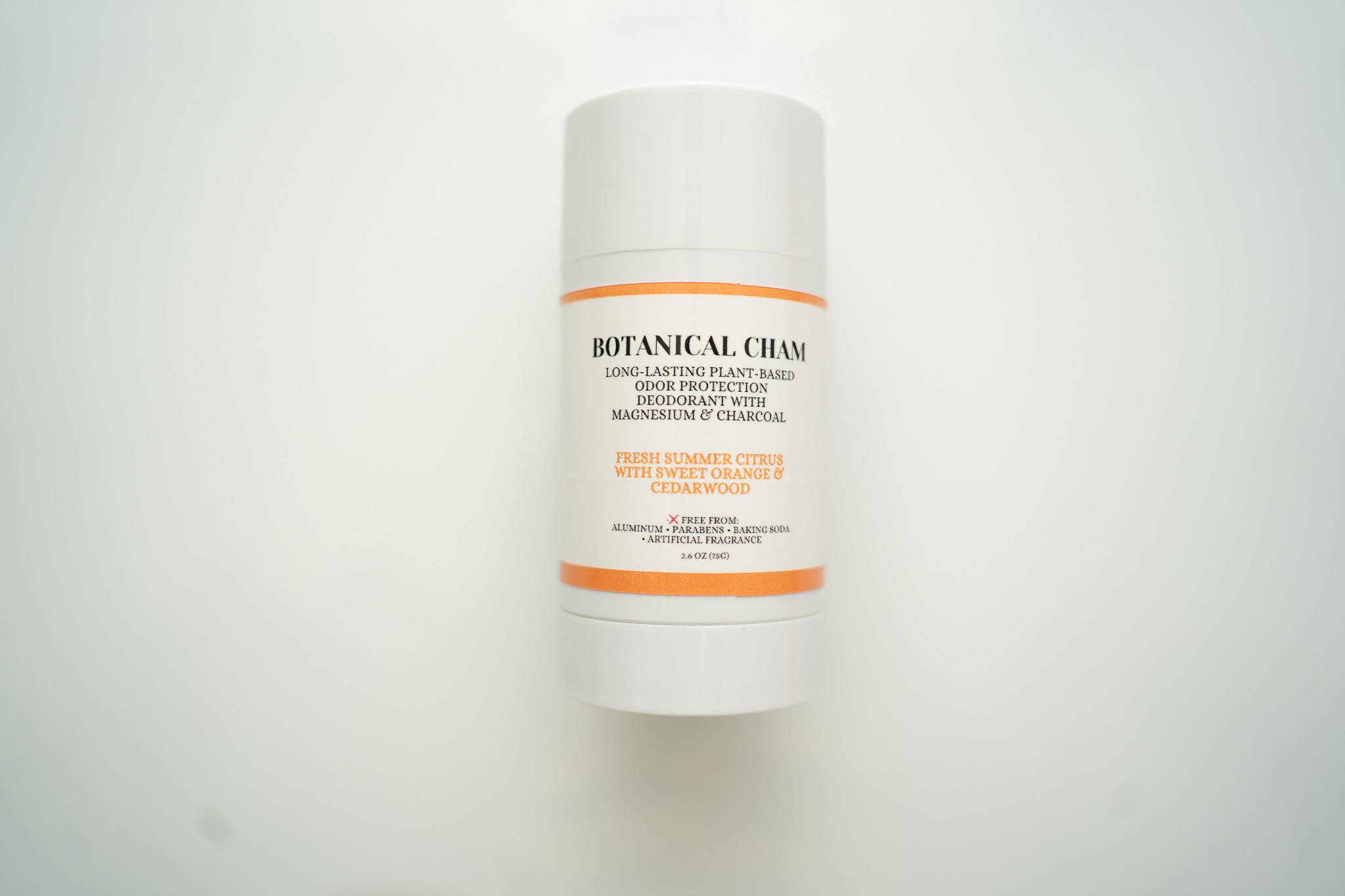 Aluminum and Baking soda Free Citrus Deodorant with Sweat orange and Cedarwood