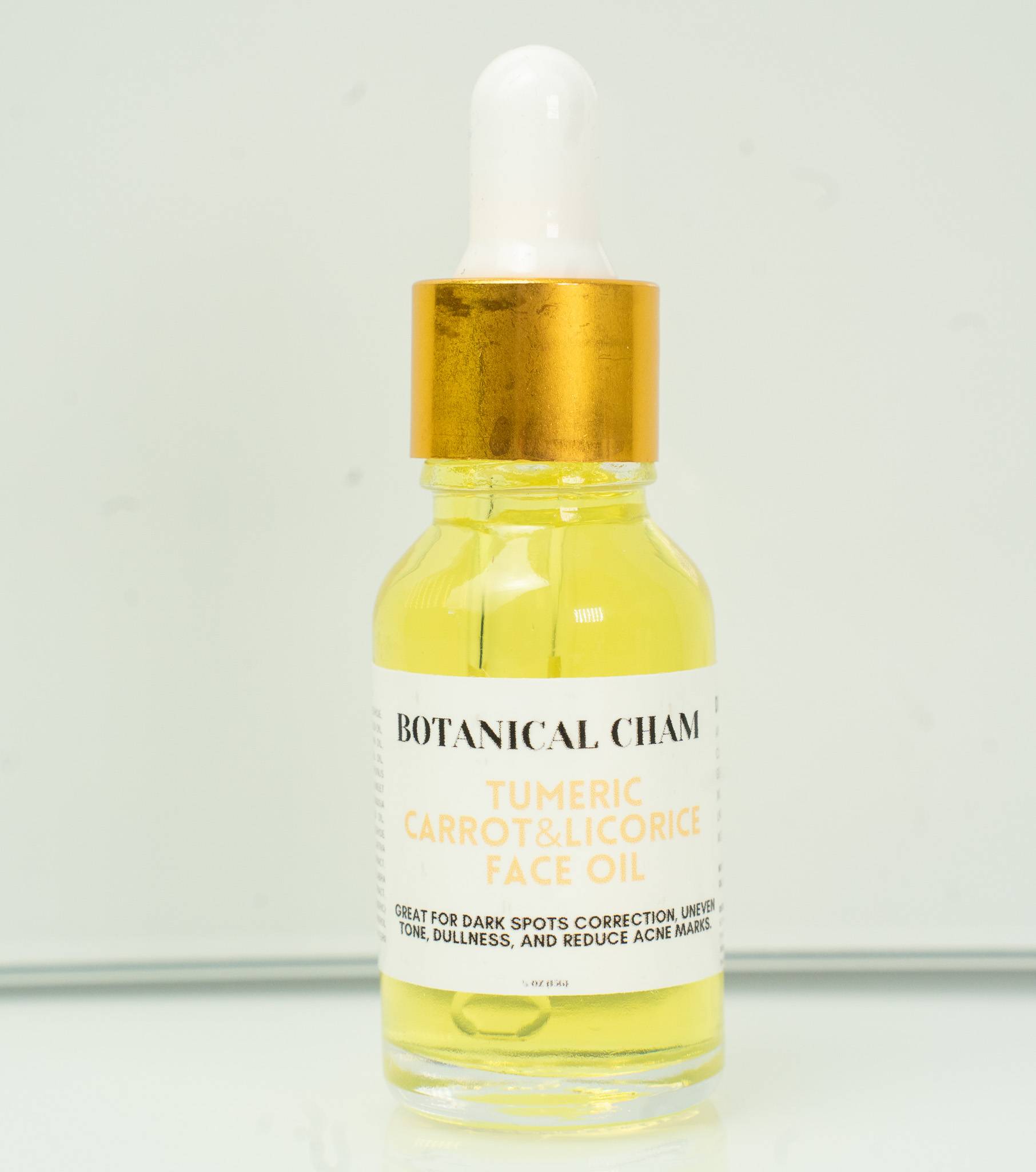 turmeric carrot & licorice face oil